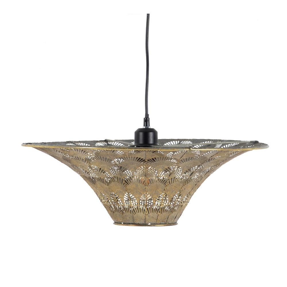 Aranyszínű függőlámpa fém búrával ø 47