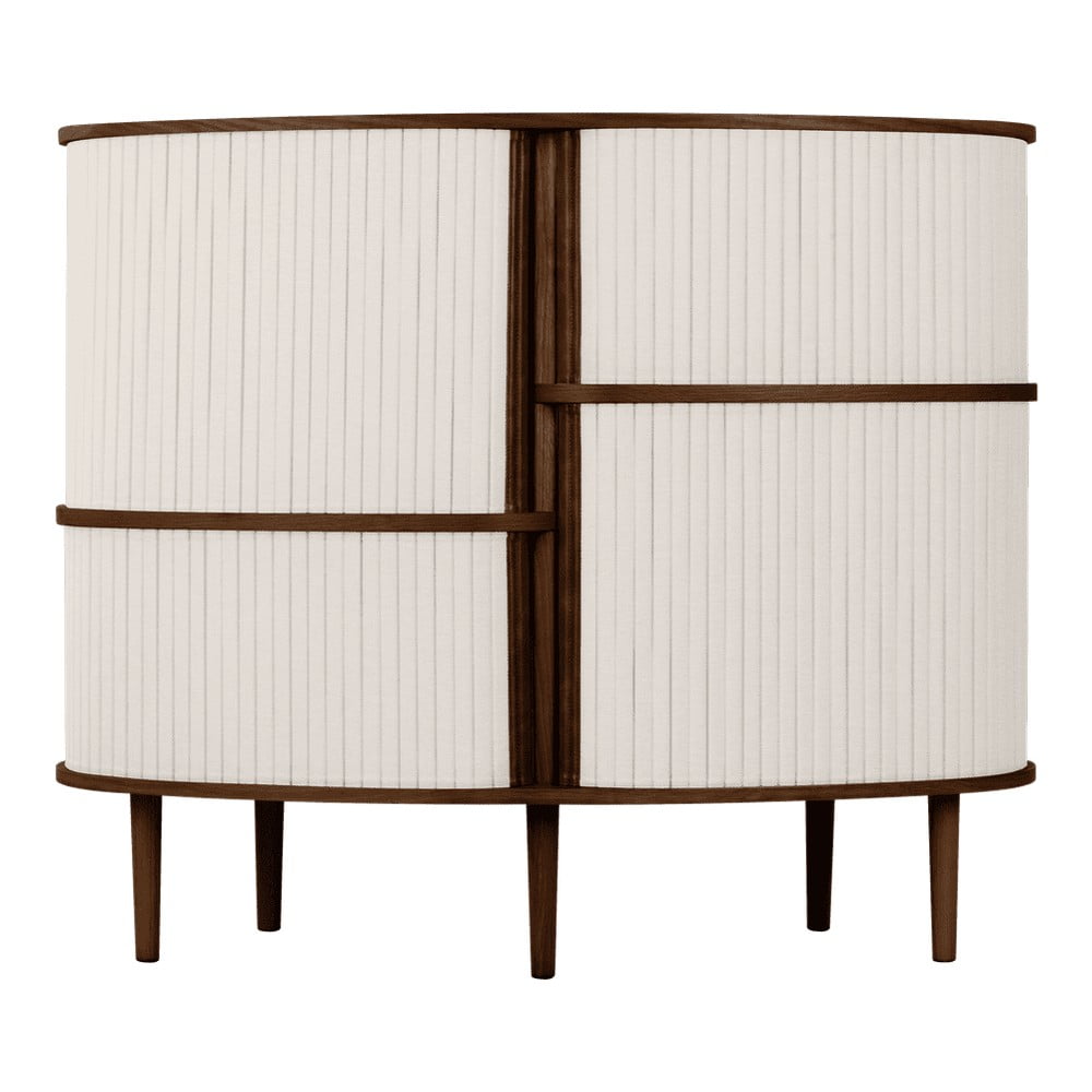 Barna-bézs szekrény tolóajtóval