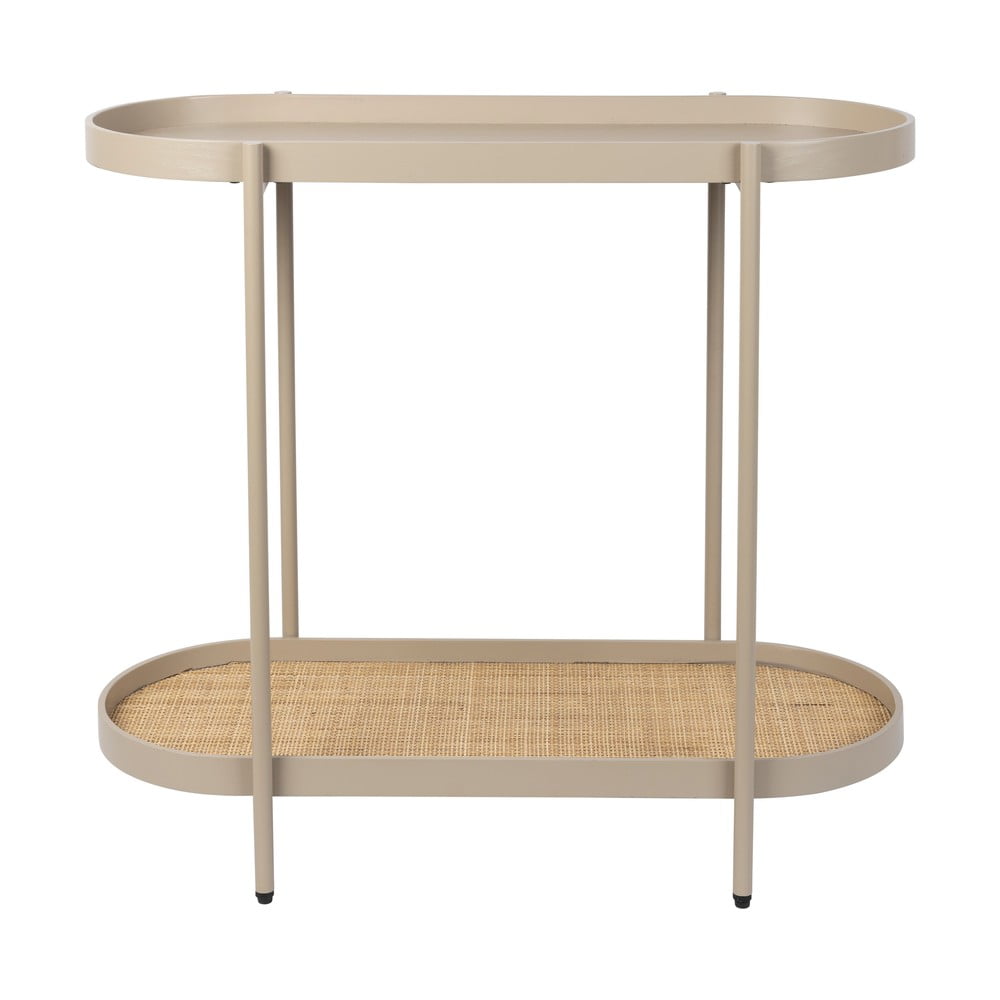 Bézs konzolasztal 39x85 cm Amaya – White Label