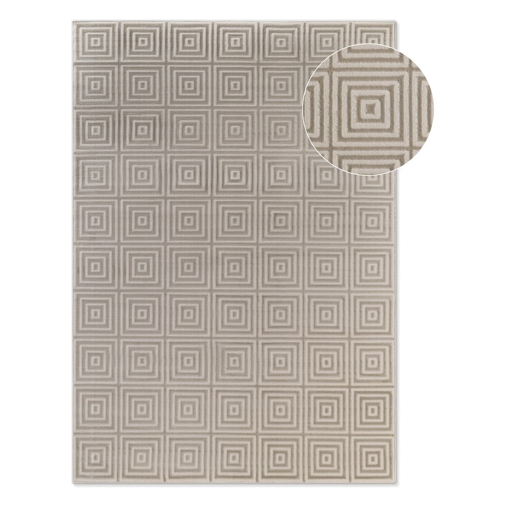 Bézs-krémszínű szőnyeg 200x280 cm Perles Tourmaline – Elle Decoration