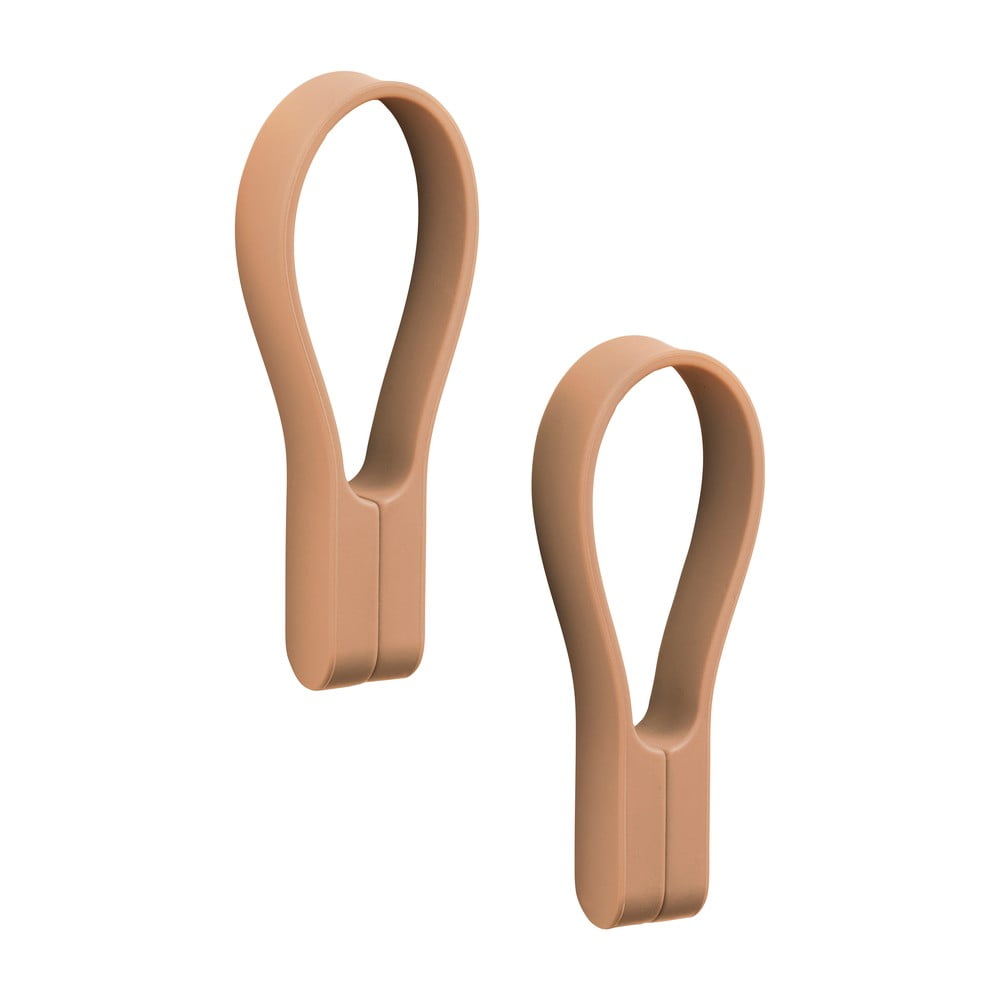 Bézs szilikon akasztó szett 2 db-os Loop – Zone