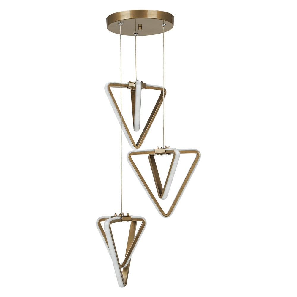 Bronzszínű fém LED függőlámpa ø 20 cm Baris – Squid Lighting