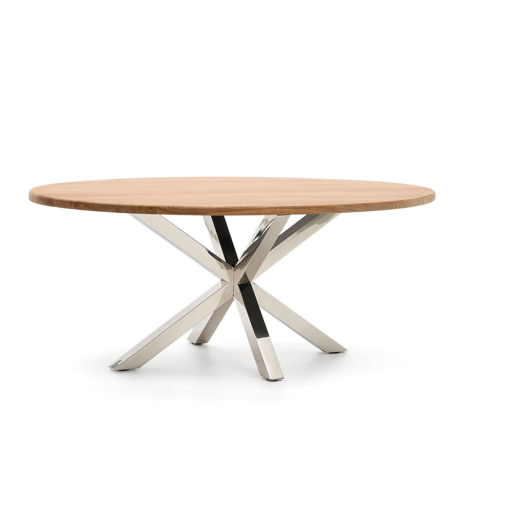 Étkezőasztal akácfa asztallappal 100x200 cm Argo – Kave Home