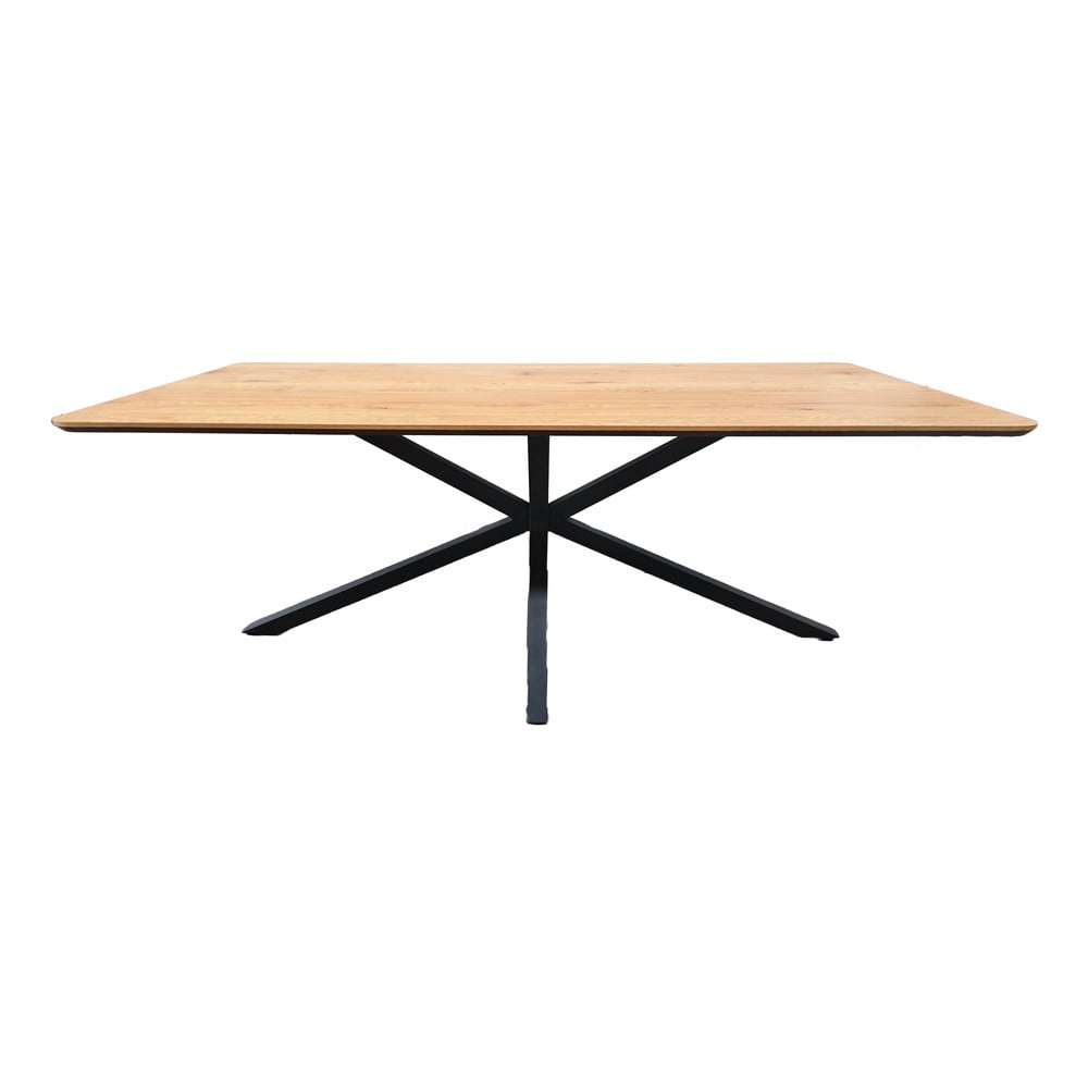 Étkezőasztal tölgyfa dekoros asztallappal 90x160 cm Cesura – Unique Furniture