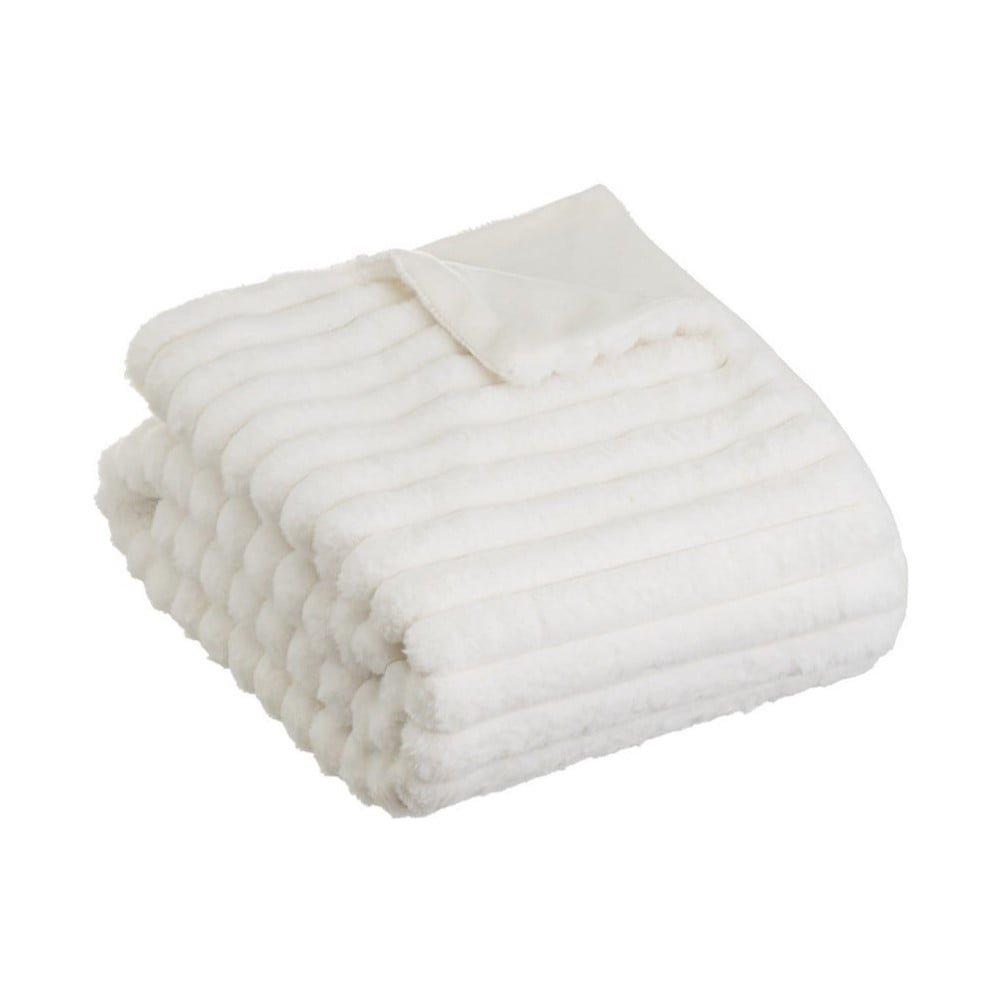 Fehér mikroplüss takaró 130x160 cm Fur Velvet – Casa Selección
