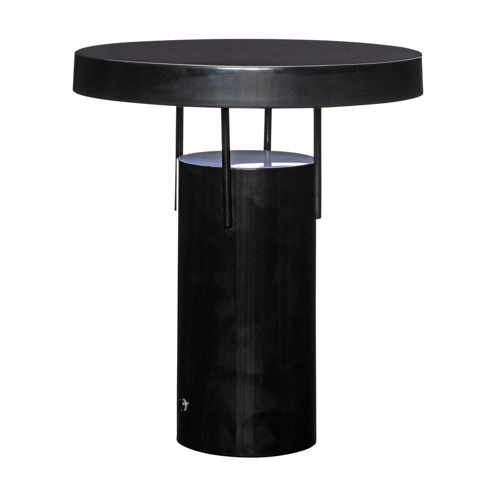 Fekete LED dimmelhető asztali lámpa fém búrával (magasság 28 cm) BringMe – Hübsch