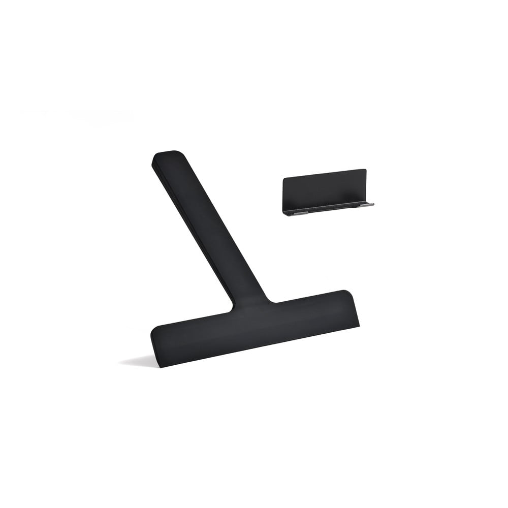 Fekete vízlehúzó tartóval 22 cm Ume – Zone