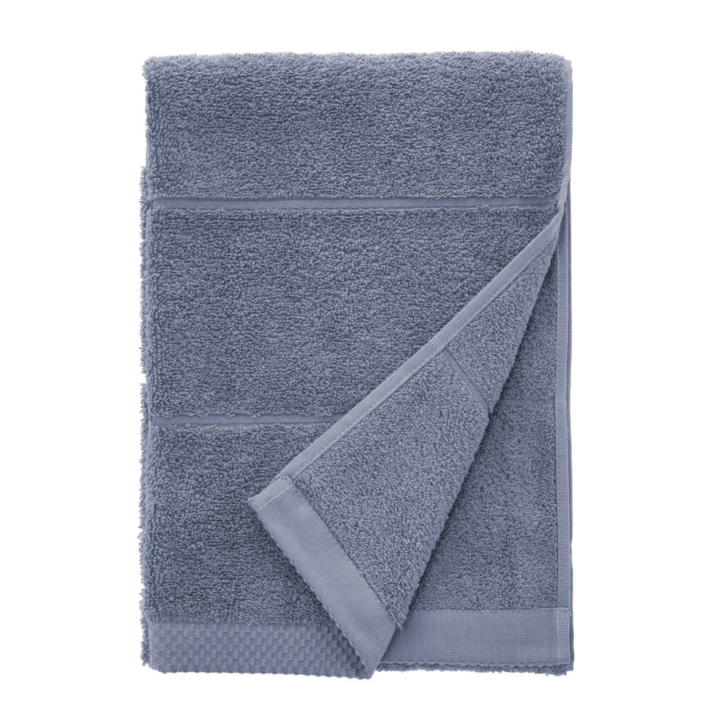 Kék frottír pamut törölköző 50x100 cm Line – Södahl