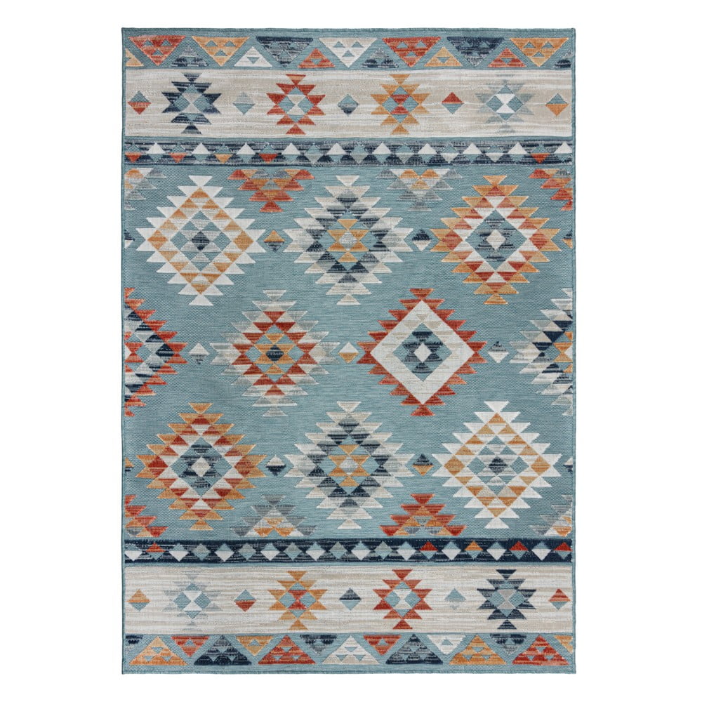 Kék kültéri-beltéri szőnyeg 120x170 cm Avery Blue – Flair Rugs