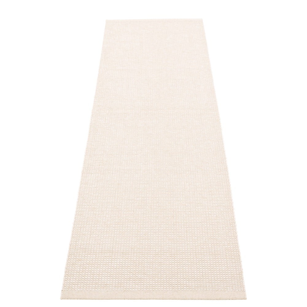 Krémszínű kültéri-beltéri futószőnyeg 70x240 cm Emm Vanilla – Pappelina