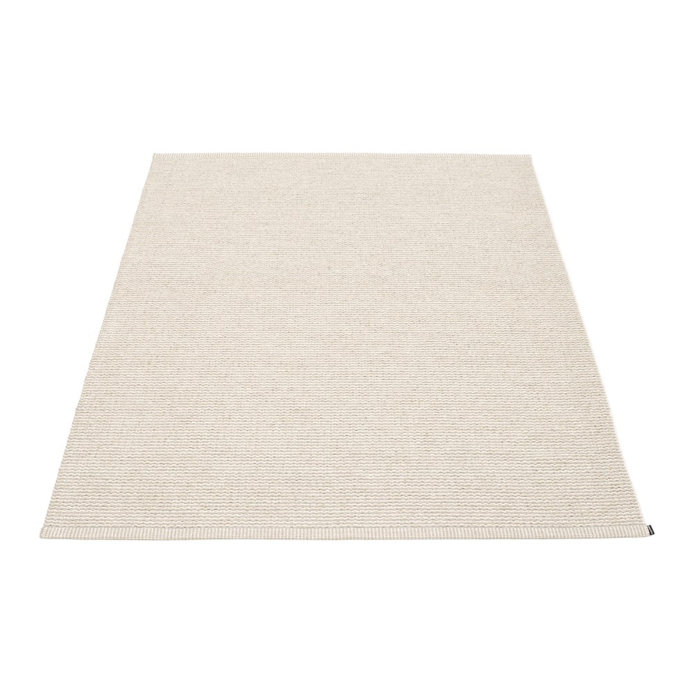 Krémszínű kültéri-beltéri szőnyeg 140x200 cm Mono Linen Vanilla – Pappelina
