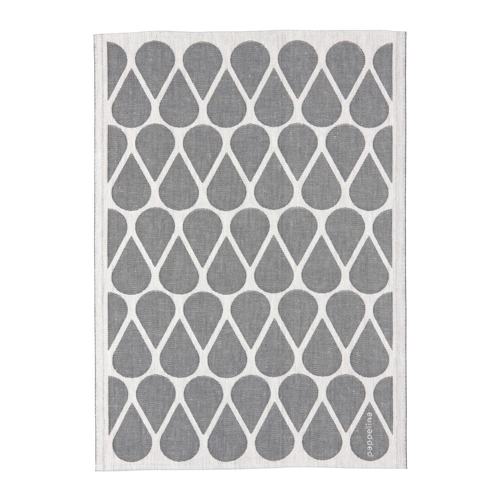 Lenkeverék konyharuha 46x66 cm Otis Charcoal – Pappelina