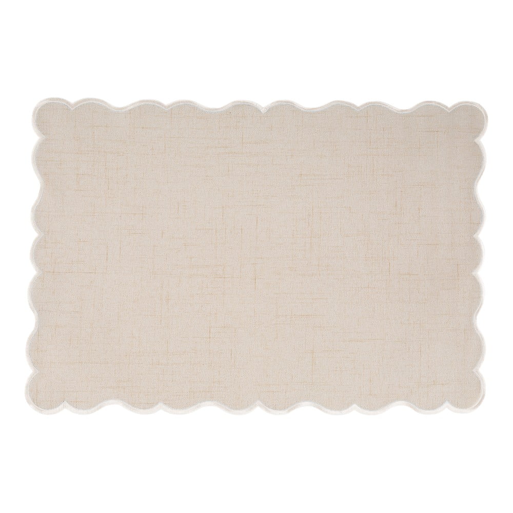 Lenkeverék tányéralátét 30x43 cm Noura – Tiseco Home Studio