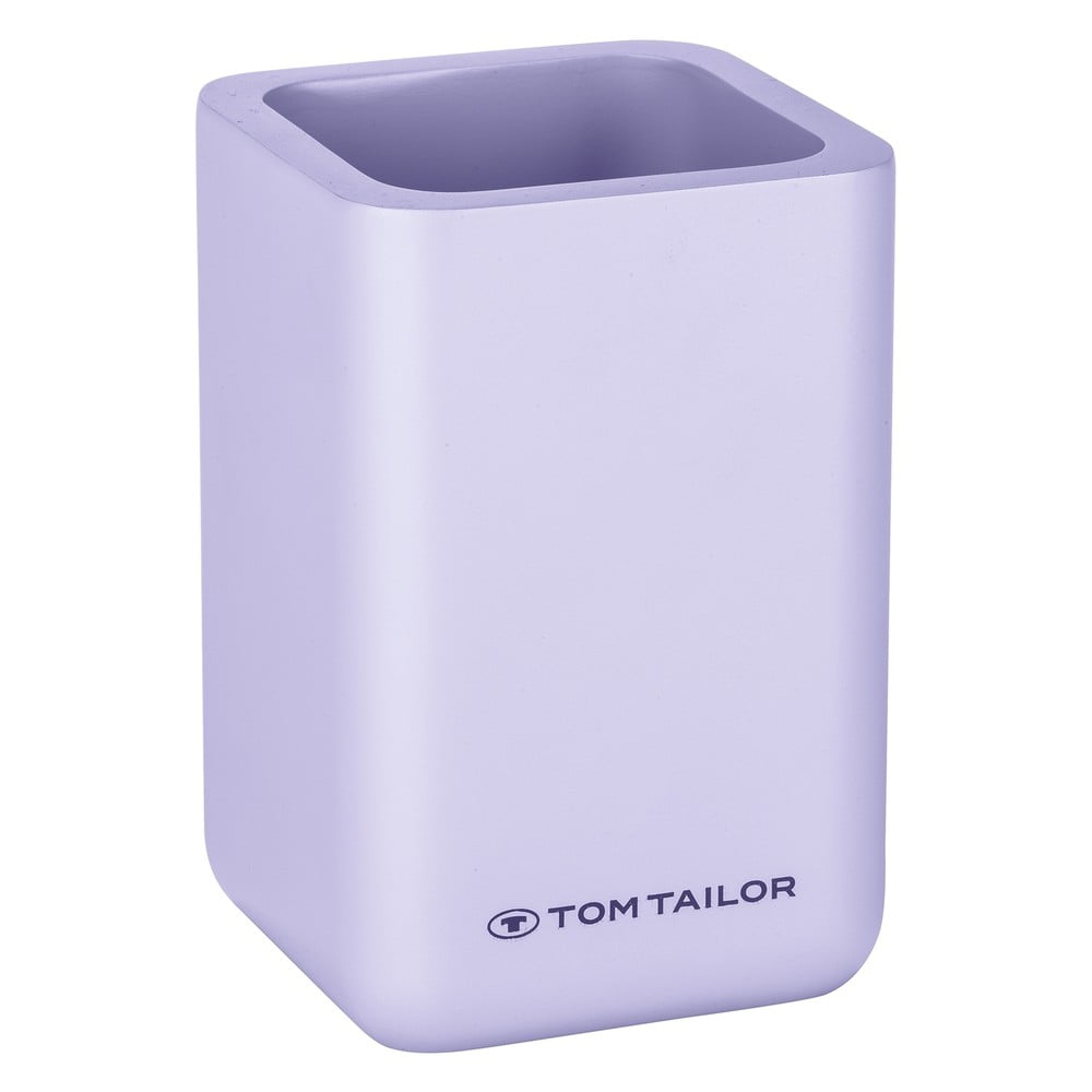 Lila poligyanta fogkefetartó pohár Tom Tailor T-Rounded – Wenko