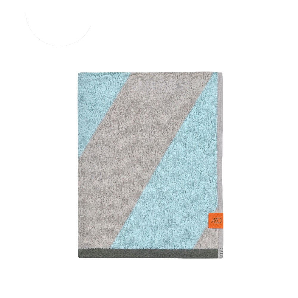 Mentazöld frottír bio pamut törölköző szett 2 db-os 40x55 cm Diagonal – Mette Ditmer Denmark