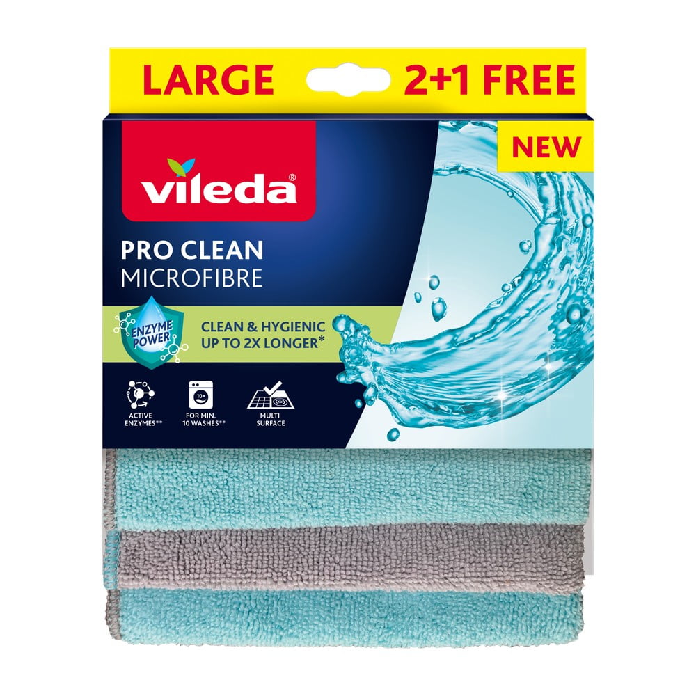 Mikroszálas törlőkendő készlet 6 db-os Pro Clean – Vileda