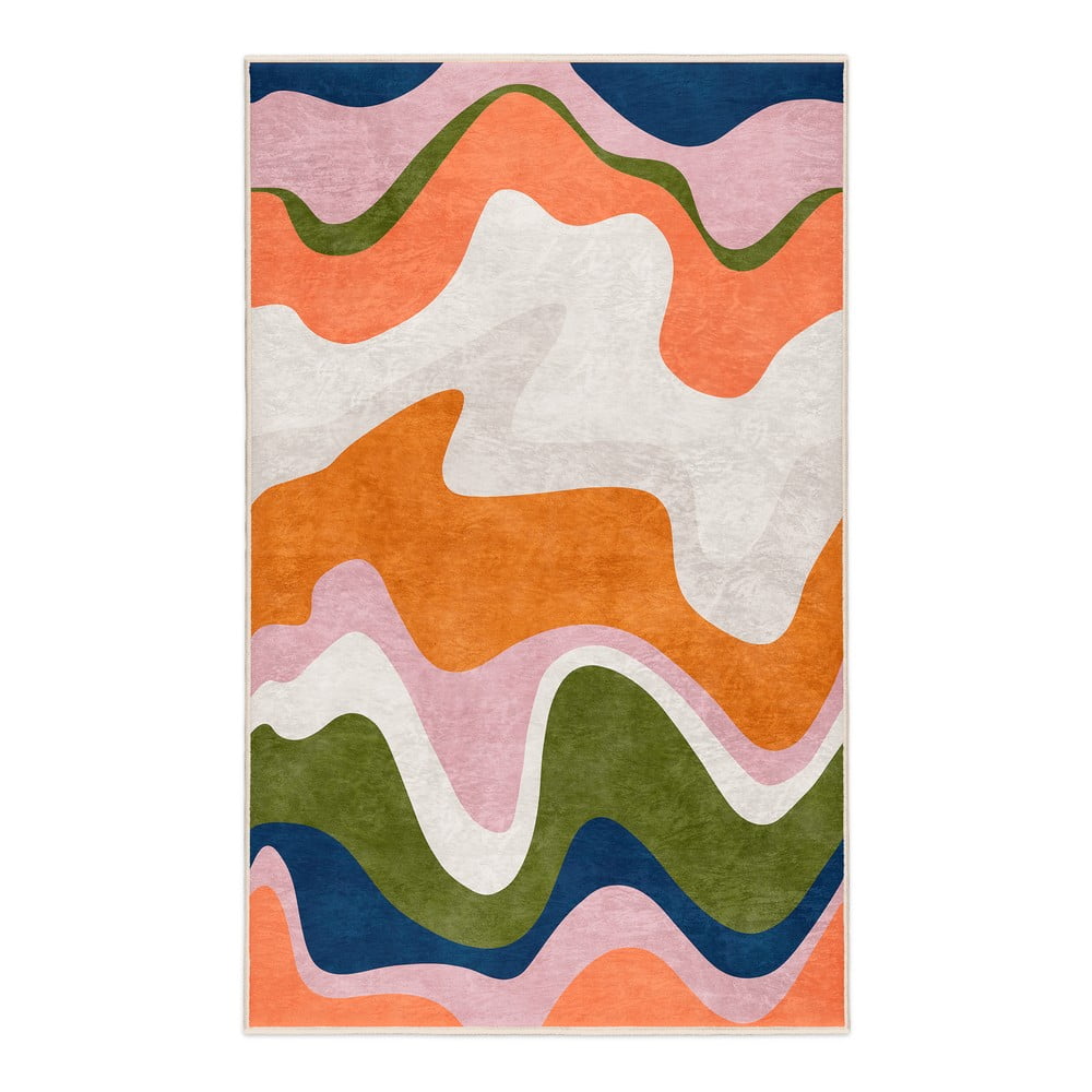 Narancssárga mosható szőnyeg 120x180 cm Squiggly Orange – Mila Home