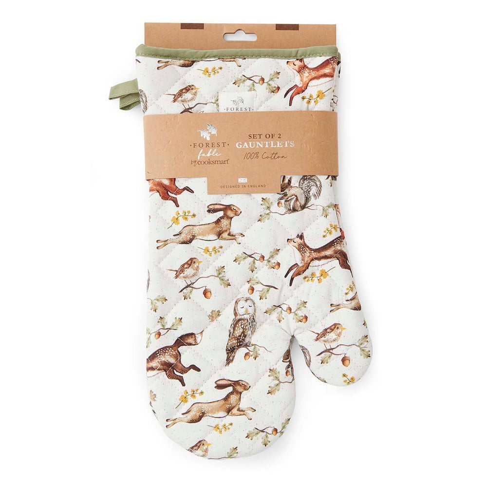 Pamut edényfogó kesztyű szett 2 db-os Forest Fable – Cooksmart ®