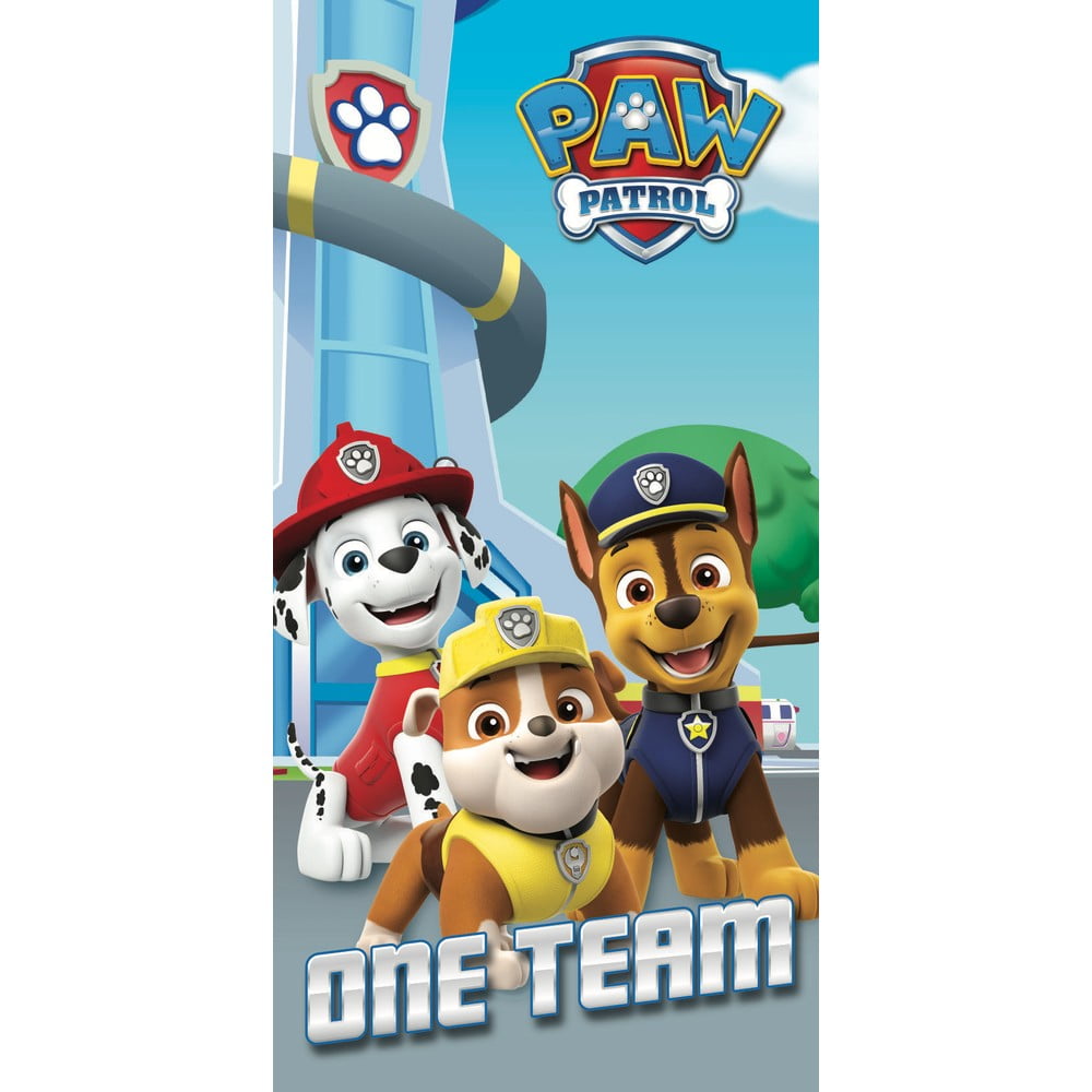 Pamut gyerek fürdőlepedő 70x140 cm Paw Patrol – Jerry Fabrics