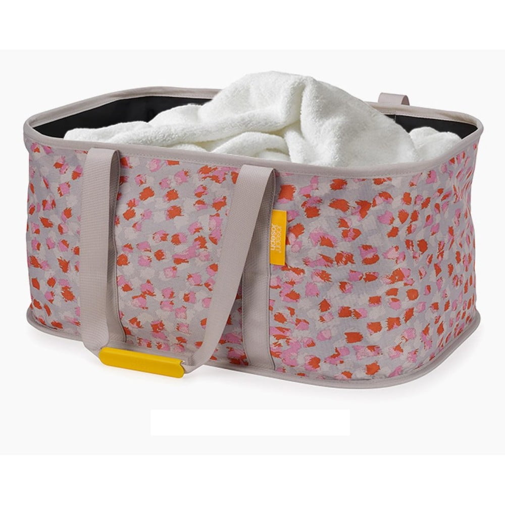 Piros-szürke textil összehajtható szennyeskosár 35 l Hold-All – Joseph Joseph