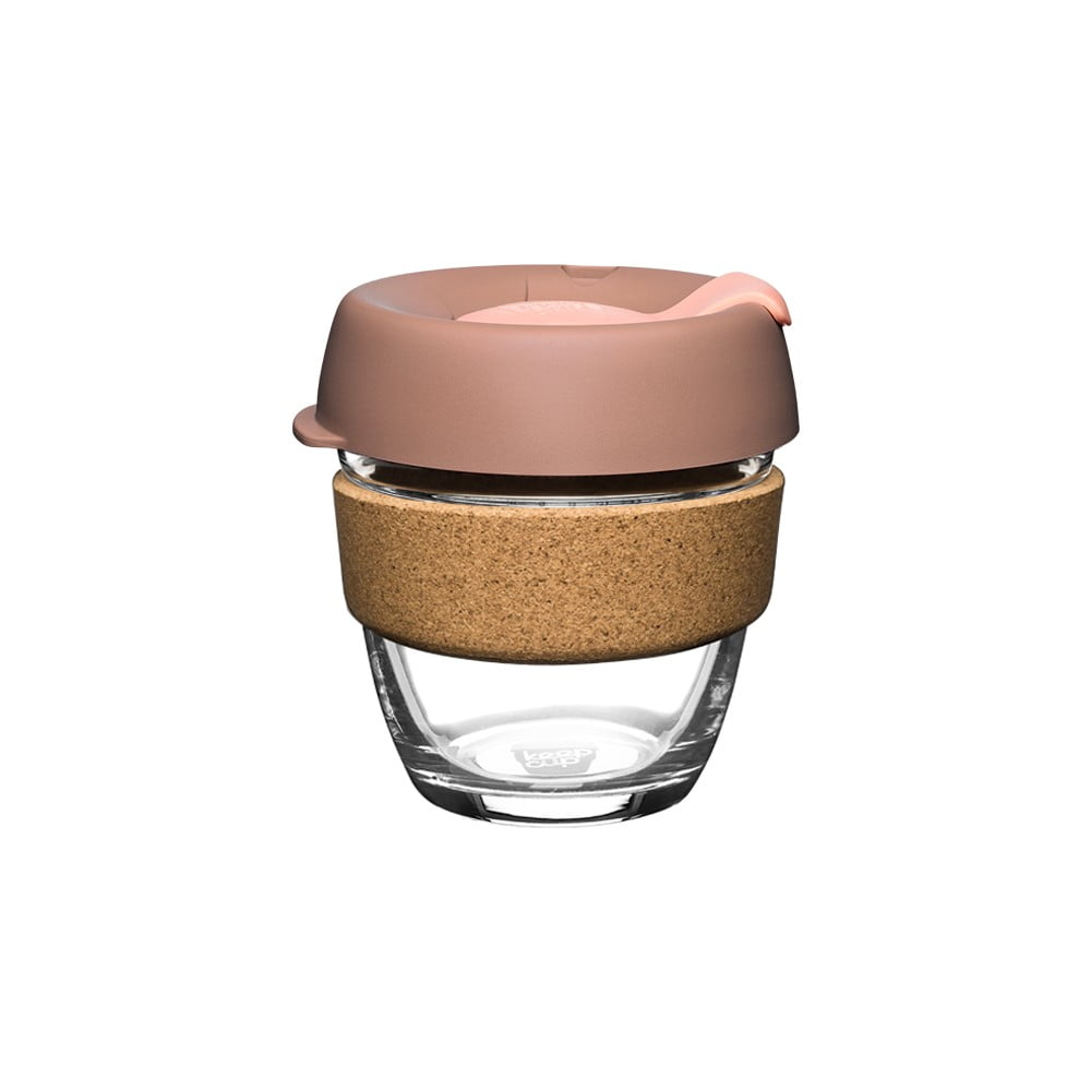 Rózsaszín-barna utazóbögre 227 ml Brew Frappe S – KeepCup