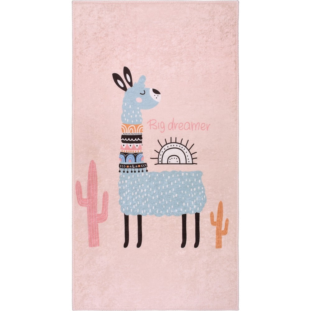 Rózsaszín mosható gyerek szőnyeg 160x230 cm Big Dreamer Camel – Vitaus