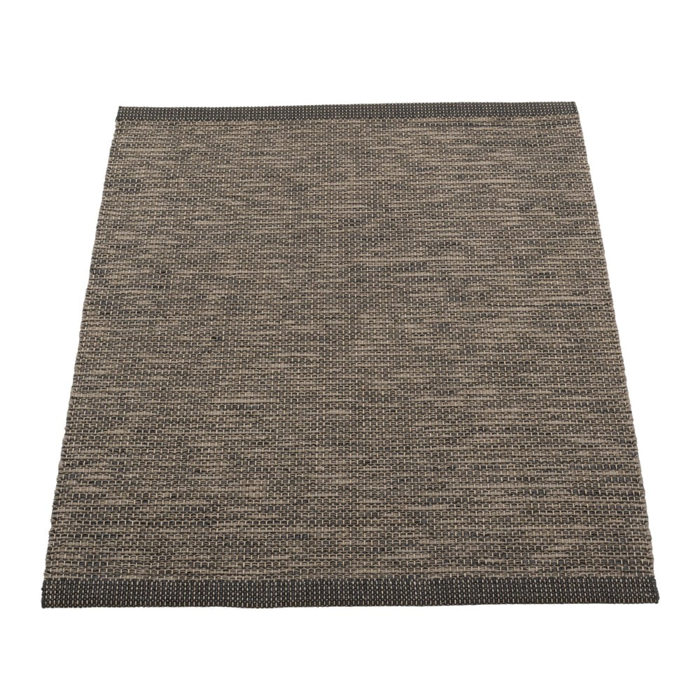 Sötétbarna kültéri-beltéri szőnyeg 70x90 cm Sam Black Walnut – Pappelina