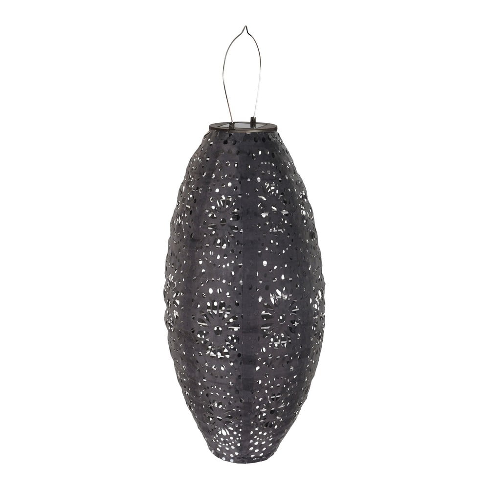 Sötétszürke napelemes kültéri LED lámpás (magasság 40 cm) Foxdale – House Nordic