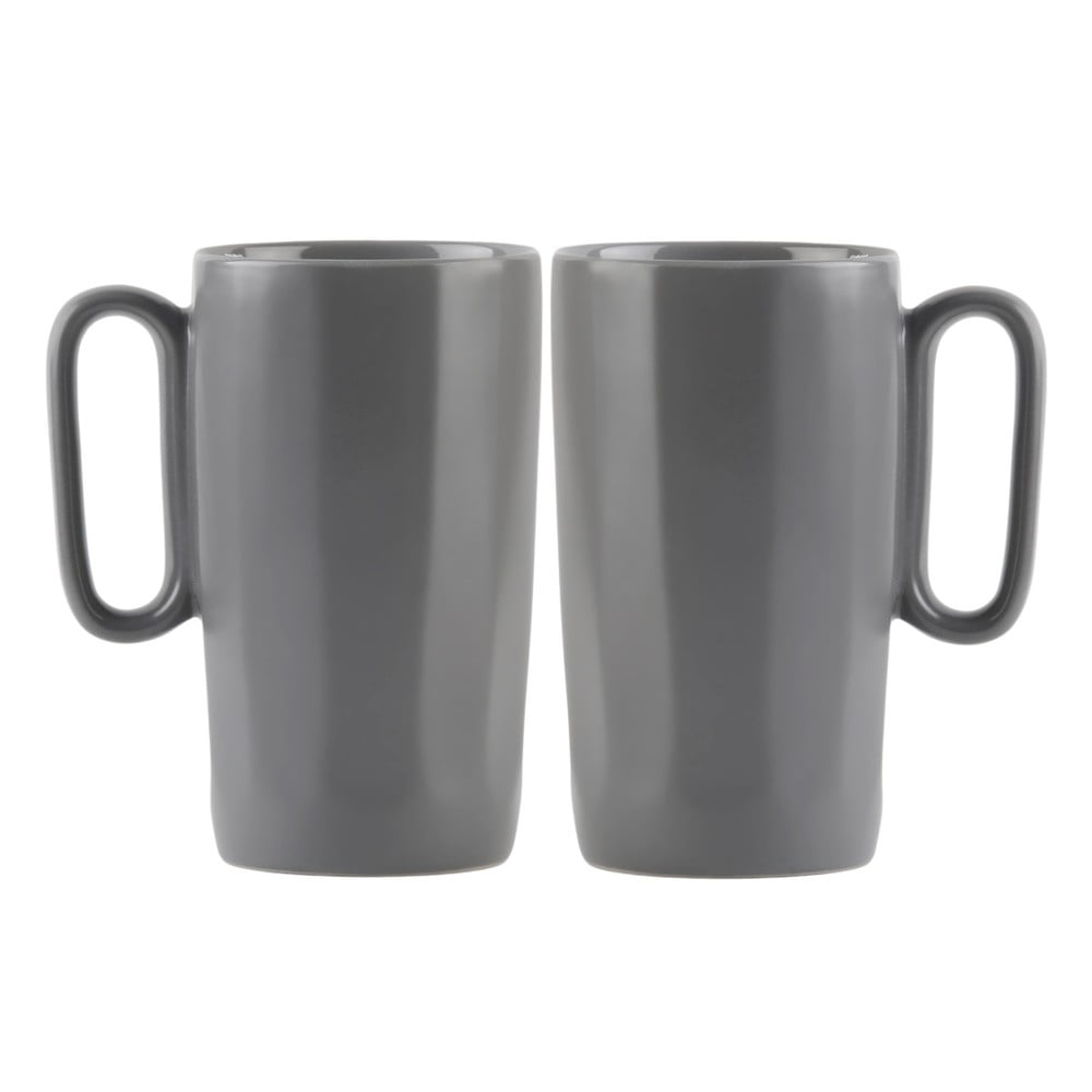 Szürke agyagkerámia bögre szett 2 db-os 330 ml Fuori – Vialli Design