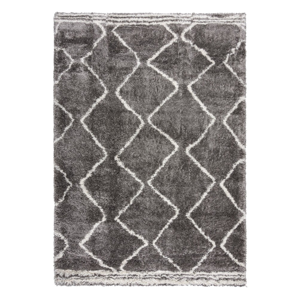 Szürke szőnyeg 200x290 cm Riad Berber – Flair Rugs