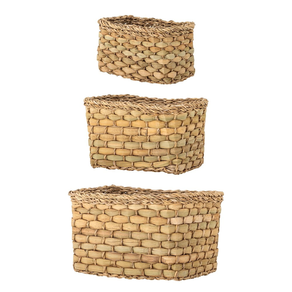 Tengerifű tárolókosár szett 3 db-os 26x16x16 cm Ramon – Bloomingville