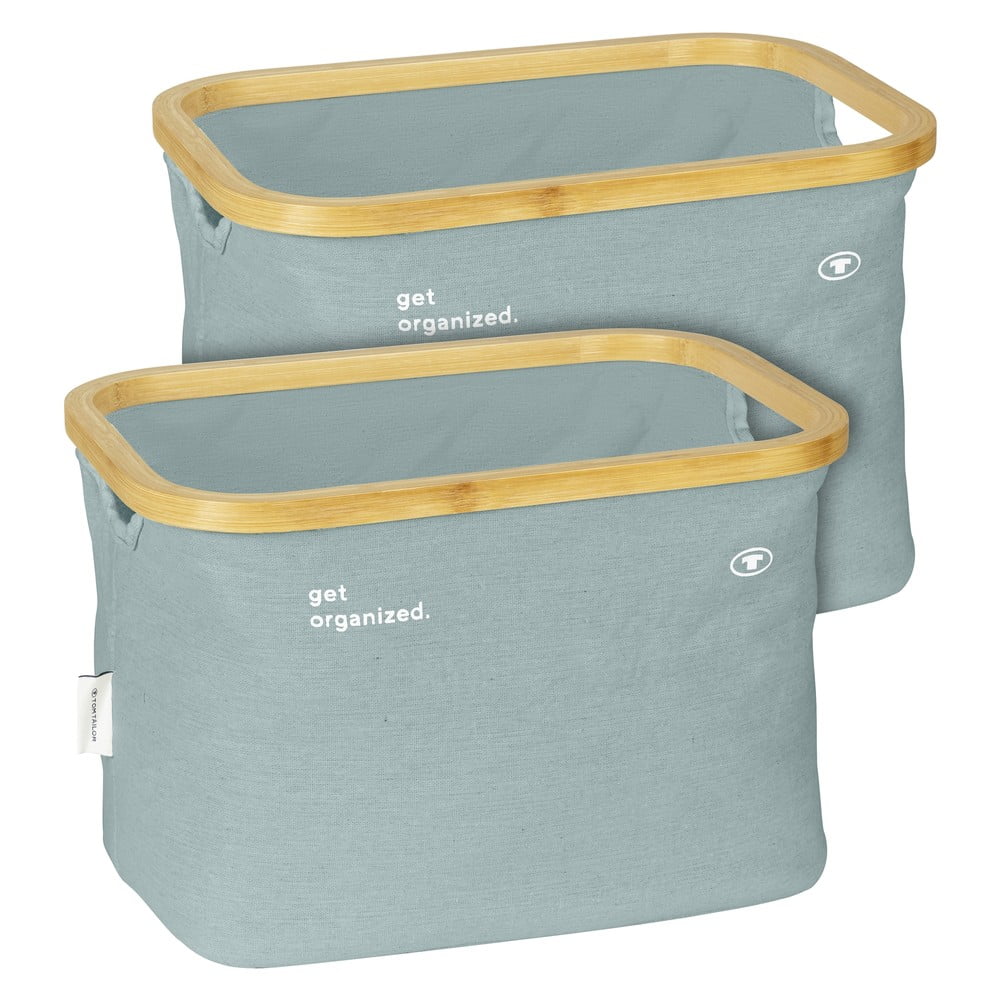 Textil tárolókosár szett 2 db-os 38x26x26 cm Tom Tailor – Wenko