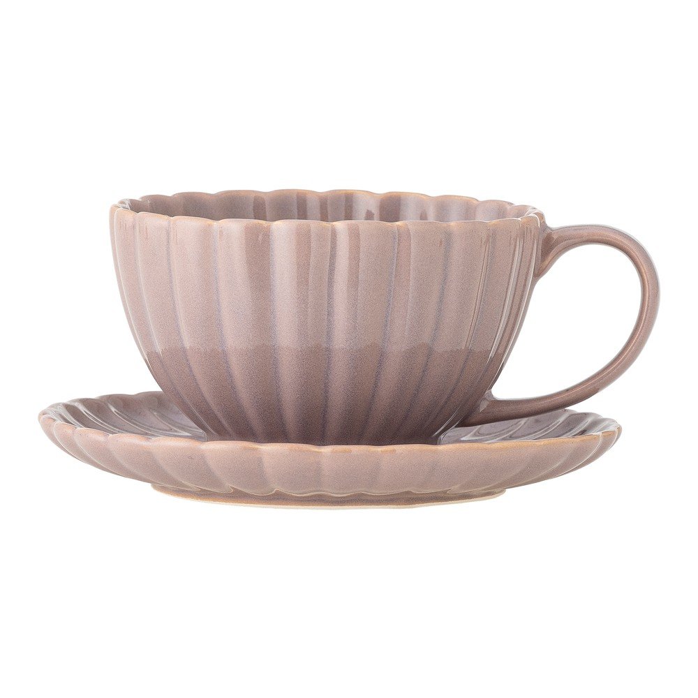 Világos rózsaszín agyagkerámia csésze cappucinóhoz 220 ml Latina – Bloomingville