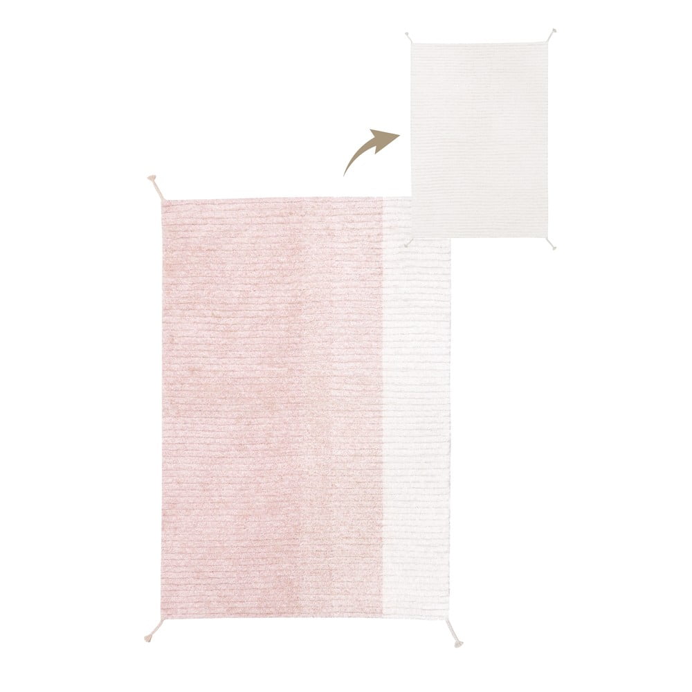 Világos rózsaszín pamut szőnyeg 120x160 cm Gelato Pink – Lorena Canals
