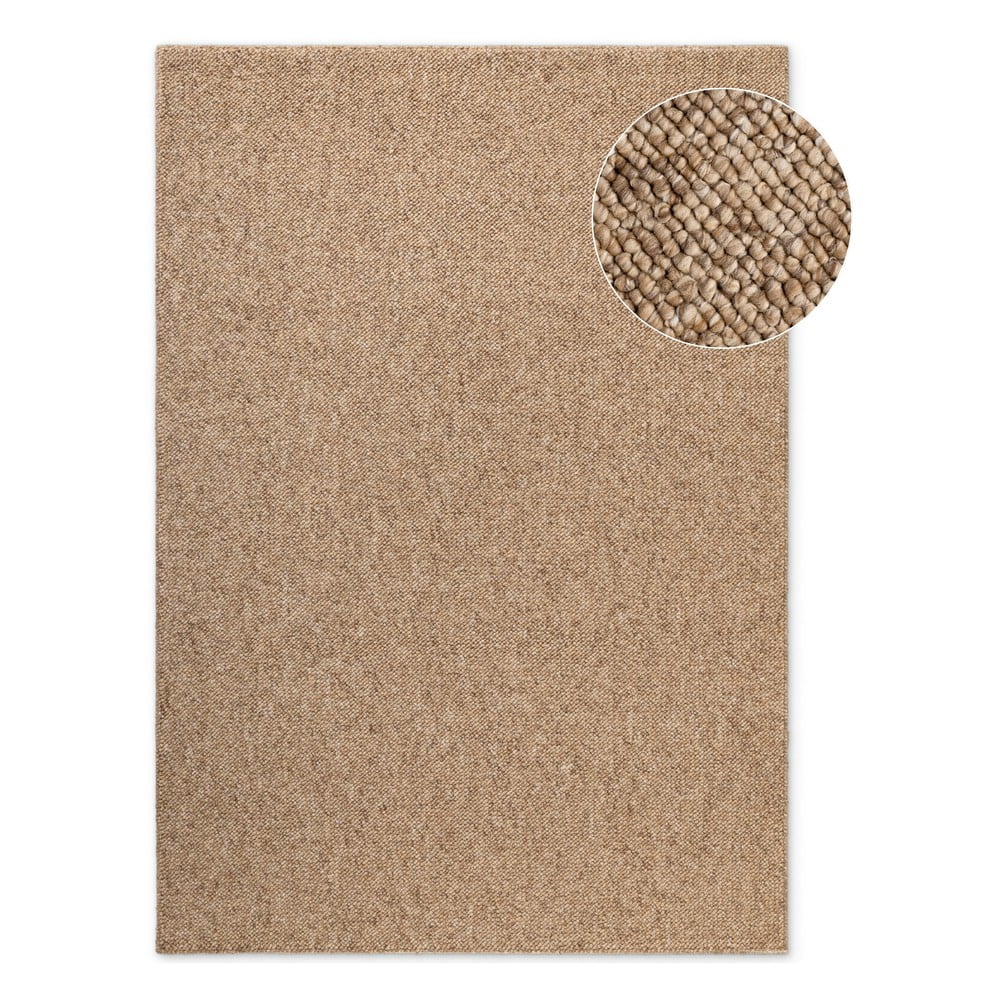 Világosbarna mosható szőnyeg 240x340 cm Rocco Caramel – Elle Decoration