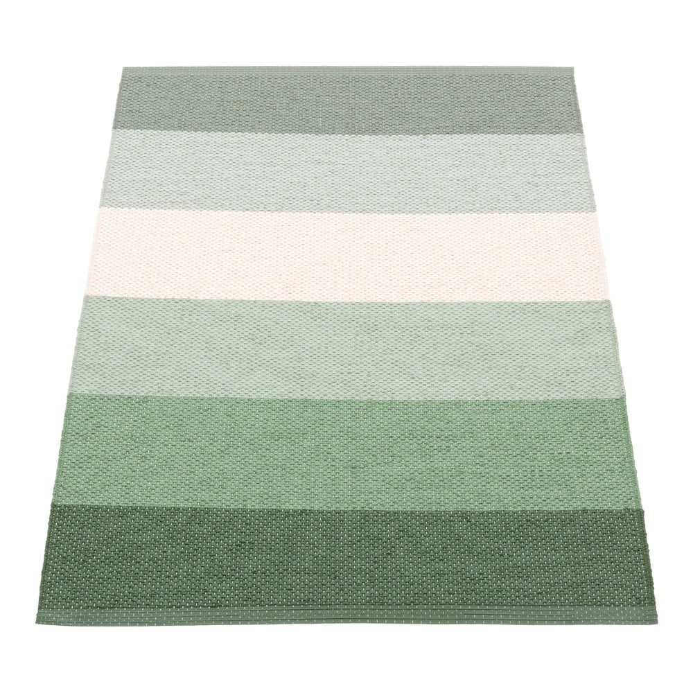 Zöld-krémszínű kültéri-beltéri szőnyeg 70x100 cm Molly Woods – Pappelina