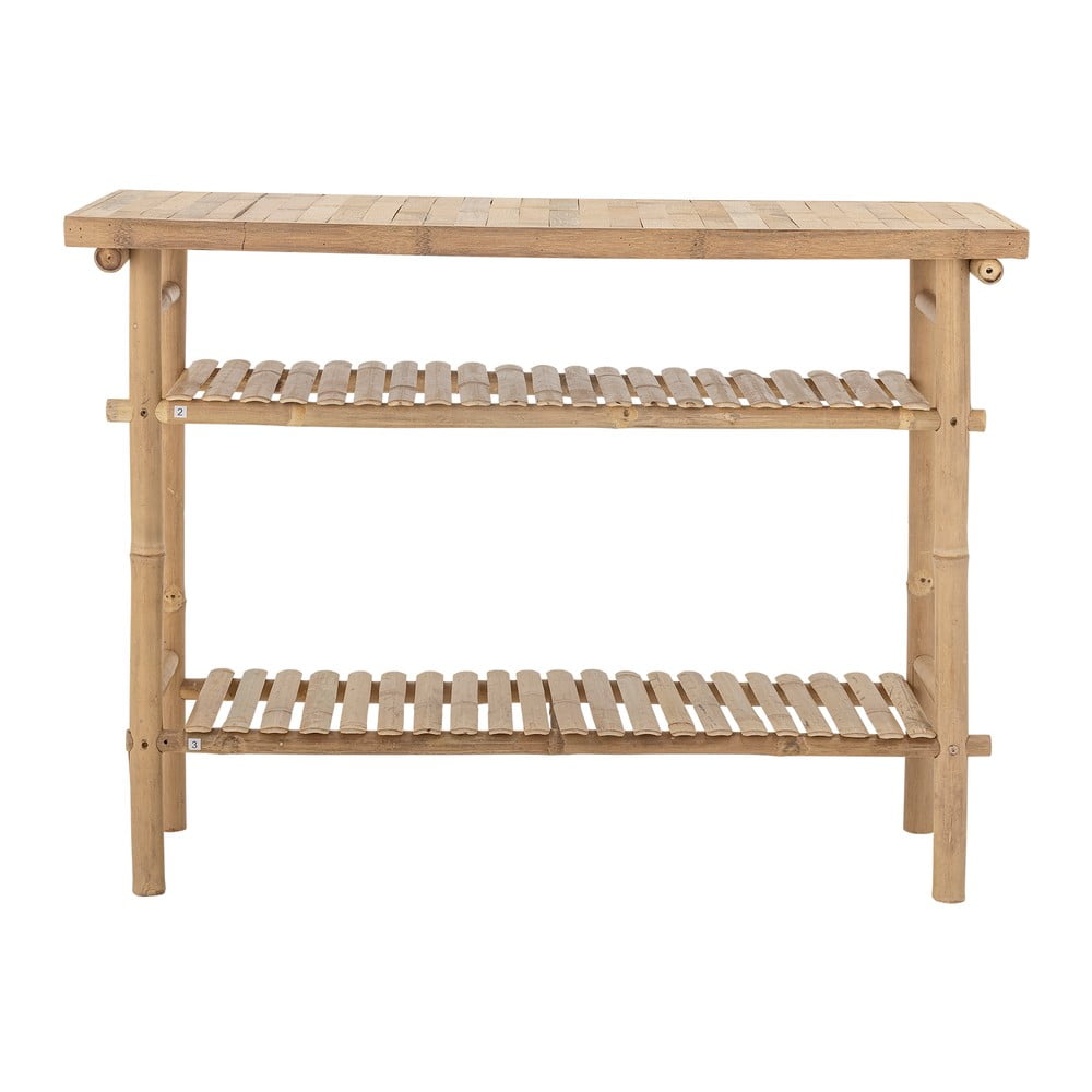 Bambusz tárolóasztal 40x100 cm Sole – Bloomingville