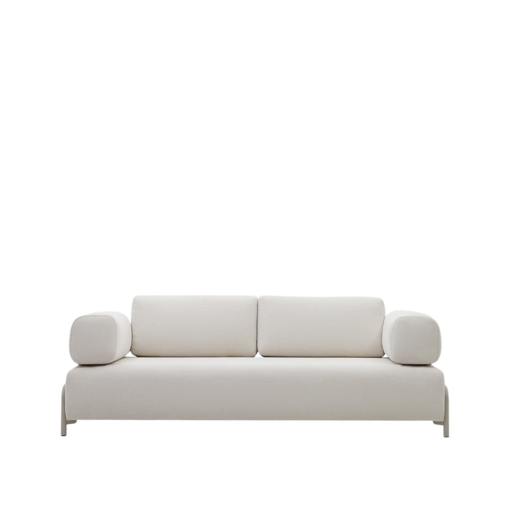 Bézs zsenília moduláris kanapé 232 cm Compo – Kave Home