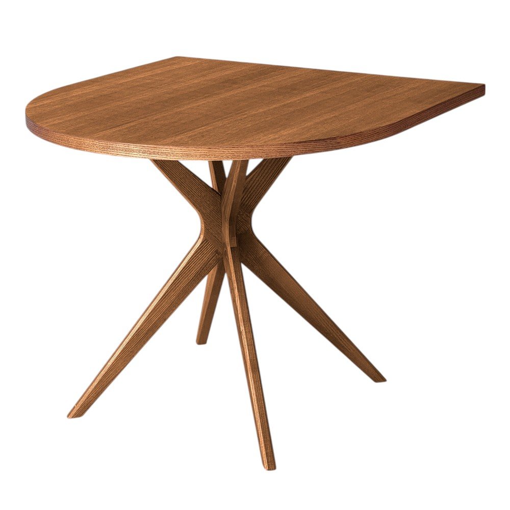 Étkezőasztal tölgyfa dekorral 90x90 cm Jubi – Ragaba