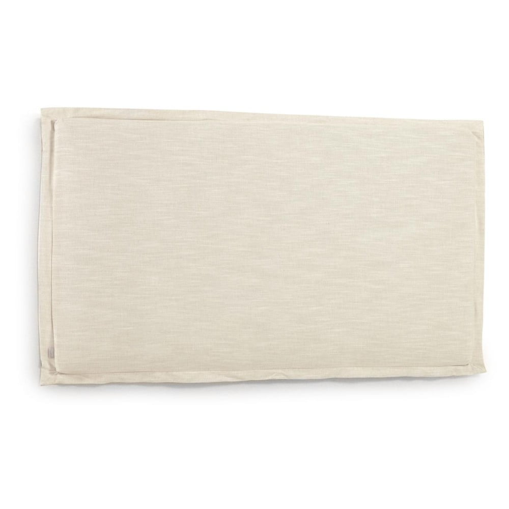 Fehér kárpitozott ágytámla 206x106 cm Tanit – Kave Home