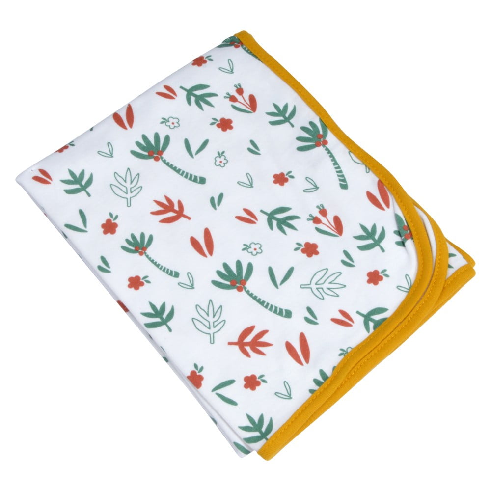 Fehér pamut gyerek takaró 75x75 cm Savannah – Bébé Douceur