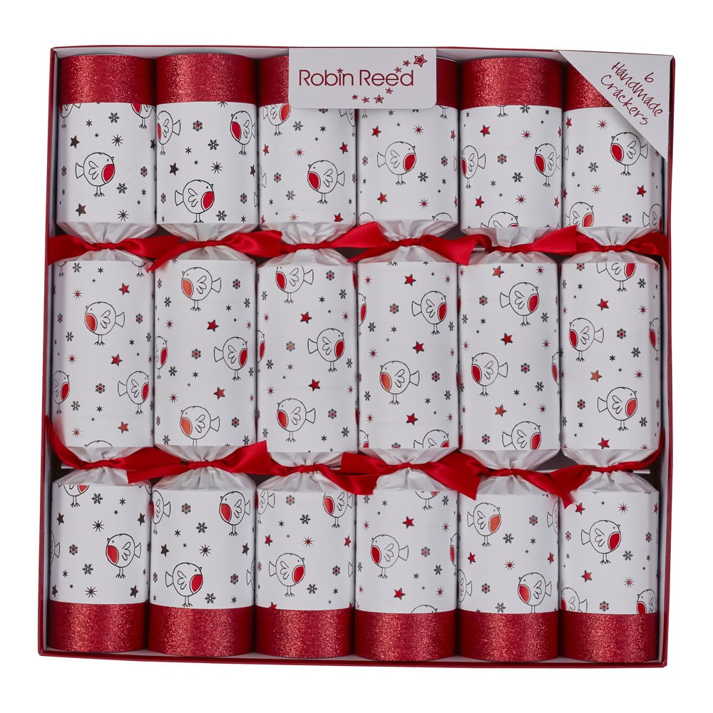 Karácsonyi cracker szett 6 db-os Racing Robin – Robin Reed