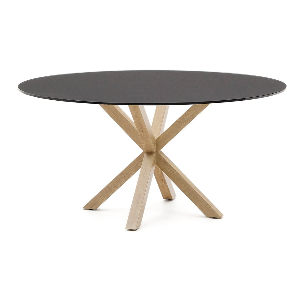 Kerek étkezőasztal üveg asztallappal ø 150 cm Argo – Kave Home