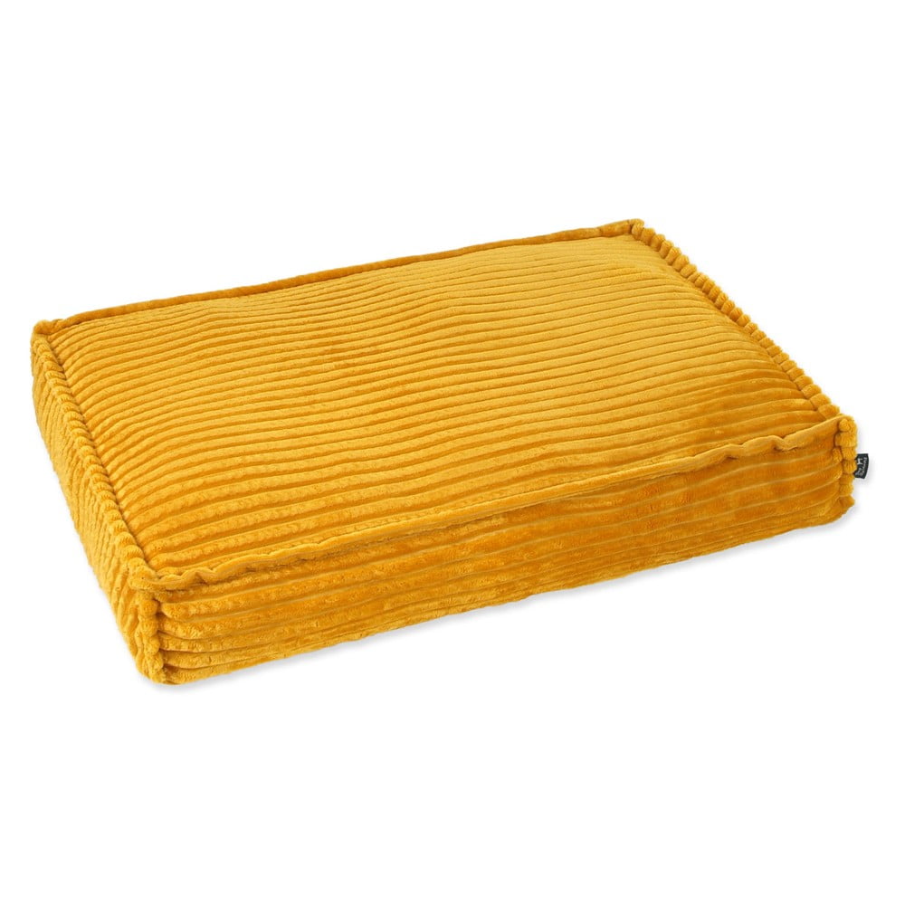 Mustársárga matrac kutyáknak 120x80 cm Dog Fantasy Stripe – Plaček Pet Products