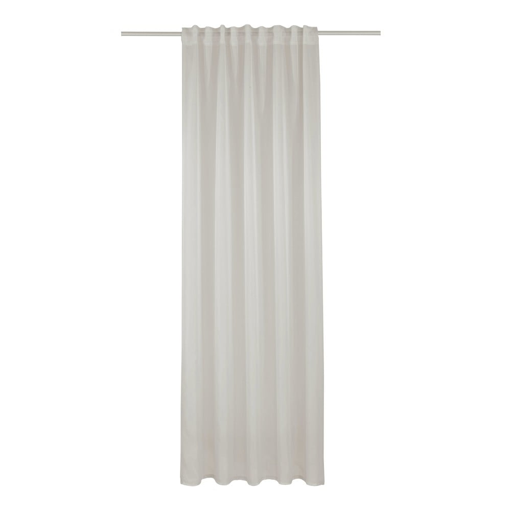 Natúr színű voile fényáteresztő függöny 135x245 cm Uni – Sehlbach