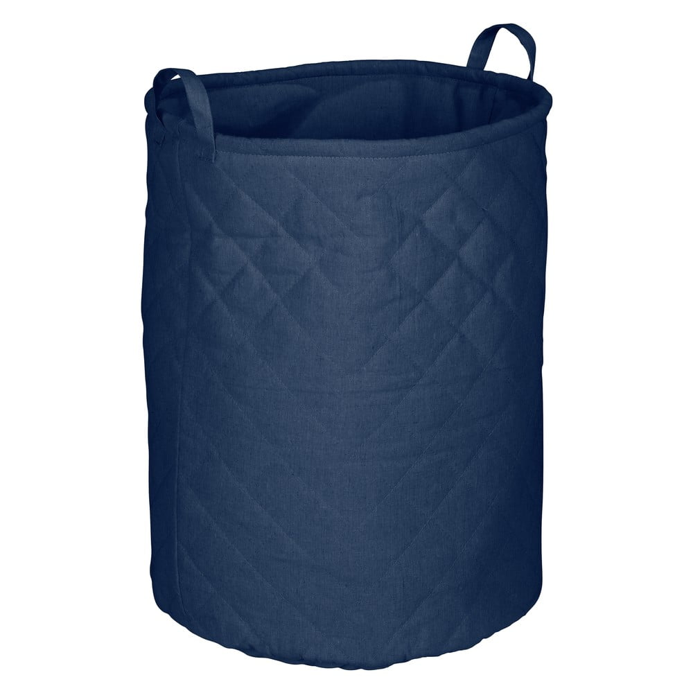 Sötétkék textil szennyeskosár 67 l Tom Tailor – Wenko