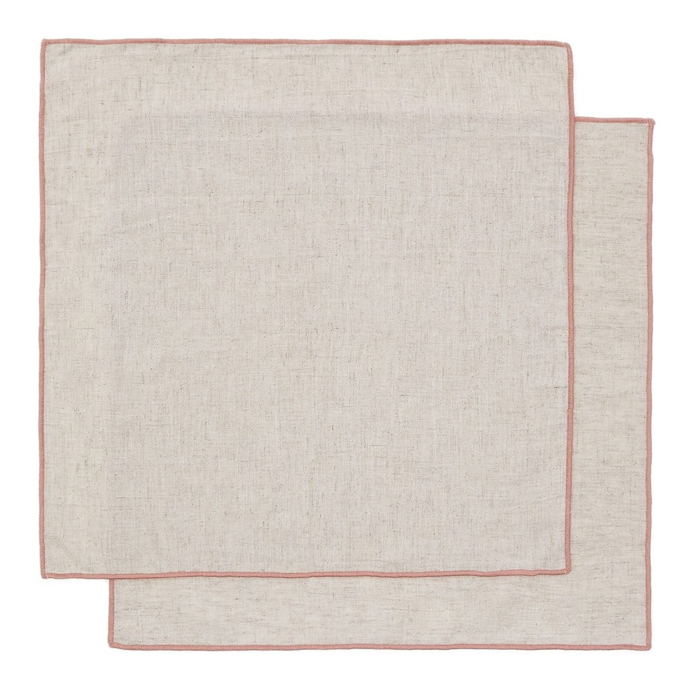 Textil szalvéta szett 2 db-os 40x40 cm Veliat – Kave Home