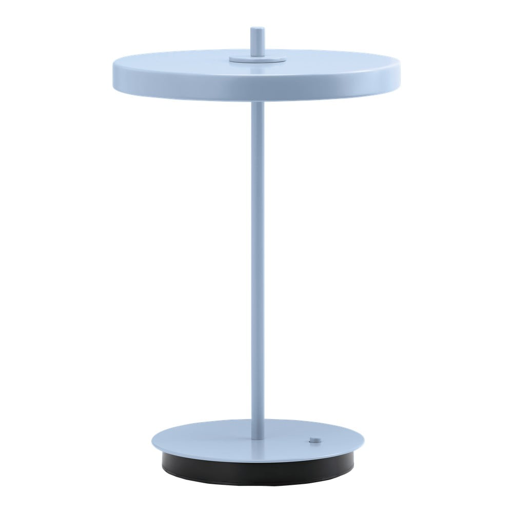 Világoskék fém LED asztali lámpa fém búrával (magasság 31 cm) Asteria Move – UMAGE