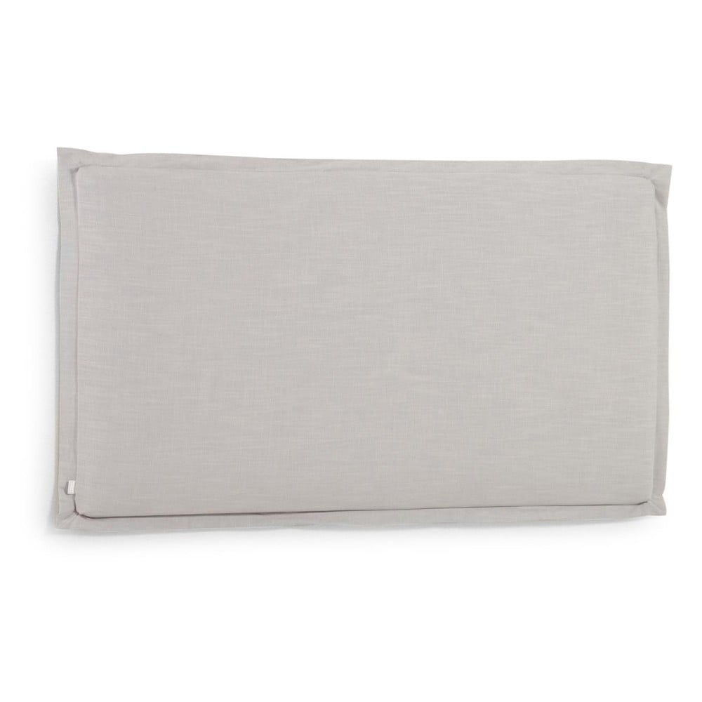 Világosszürke kárpitozott ágytámla 206x106 cm Tanit – Kave Home