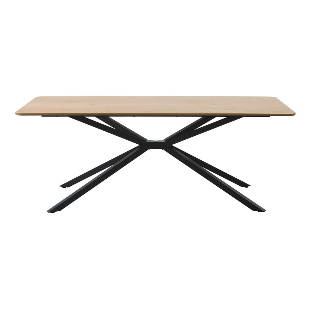 Étkezőasztal tölgyfa dekoros asztallappal 90x160 cm Cesura – Unique Furniture